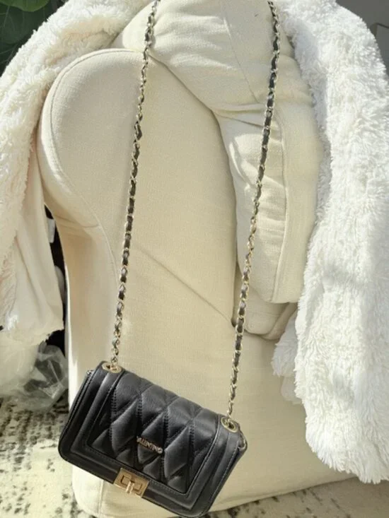 Valentino purse, Beatriz D Leather Shoulder Bag - Picture 2 of 5